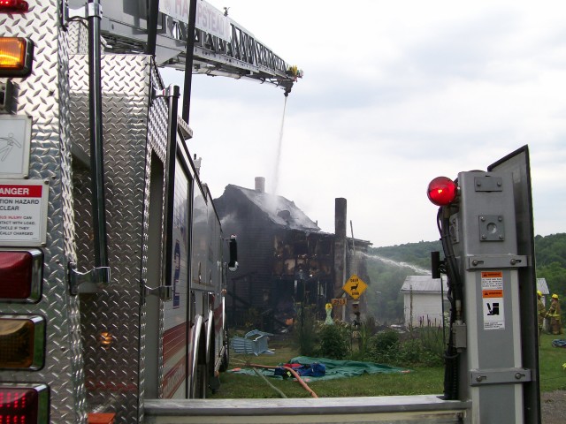 Local Alarm 2-15, house fire, fully involved, 07-03-2007